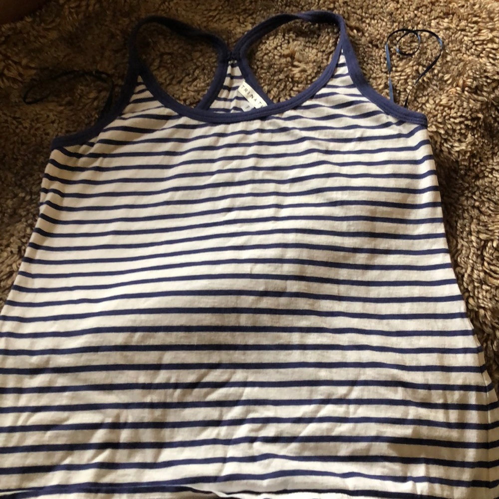 Trina Turk Striped Racerback Tank - Picture 2 of 4